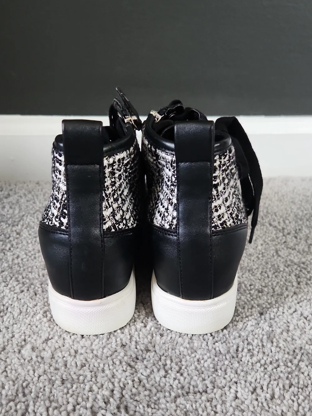 Steve Madden Cornell Hidden Wedge High Top Sneaker